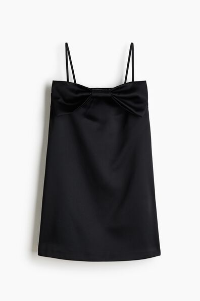 Bow-front bandeau dress