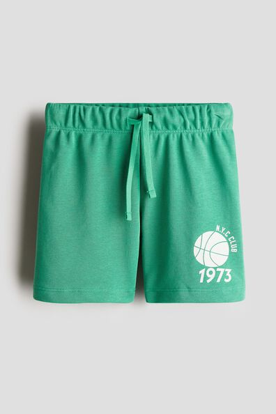 Printed sweatshorts