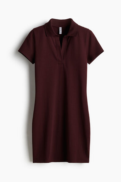 Bodycon polo dress