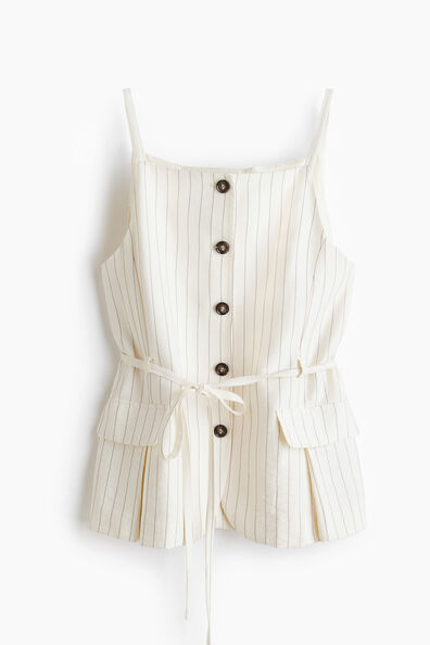 Peplum waistcoat