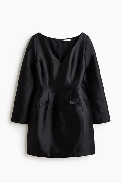 Hourglass twill dress