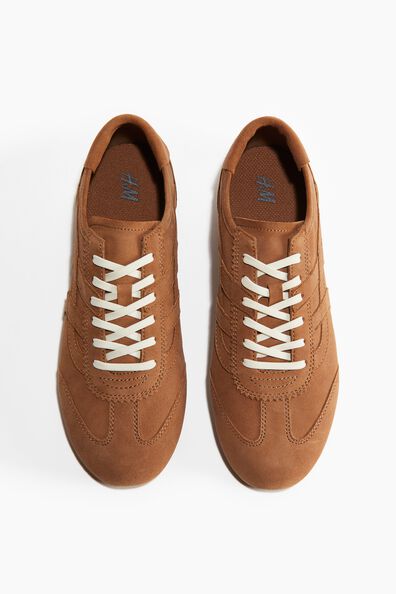 Suede trainers