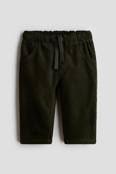 Cotton corduroy joggers