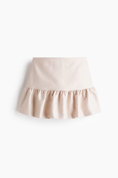 Frilled mini skort