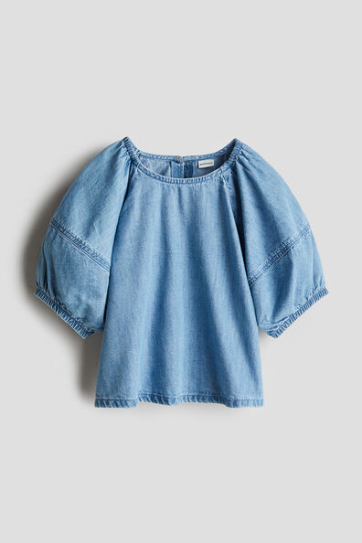 Denim blouse