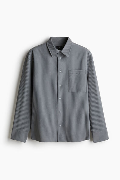 Loose Fit Waffled shirt