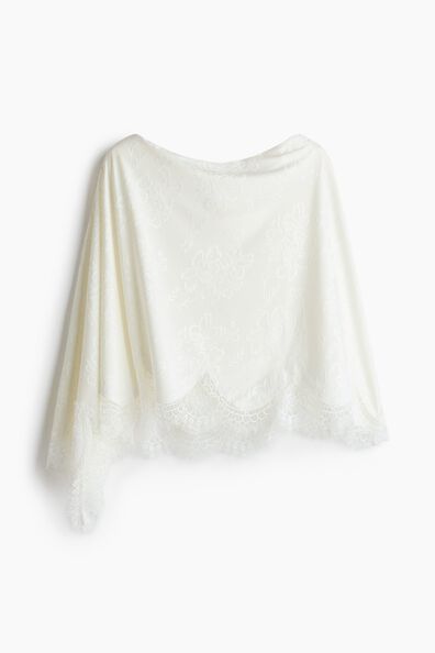 One-shoulder cape top