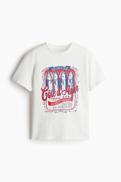 Motif-detail T-shirt