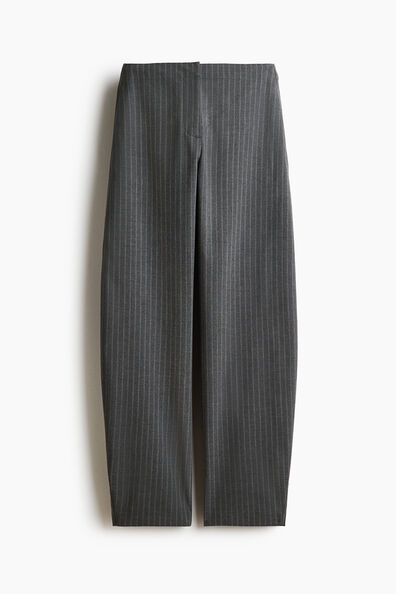 Tailored barrel trousers