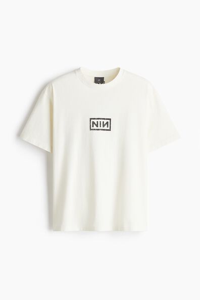 Loose Fit Vintage-look printed T-shirt
