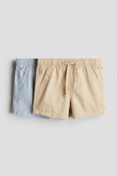 2-pack cotton shorts