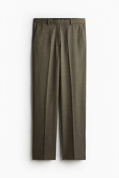 Tailored wool trousers