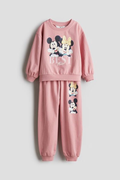 2-piece printed sweatshirt set