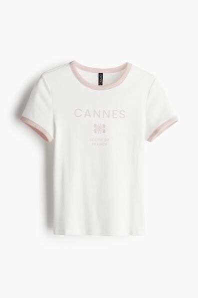 Ribbed T-shirt