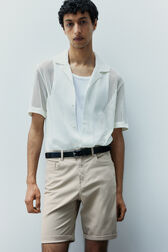 Cotton Twill Canvas Shorts