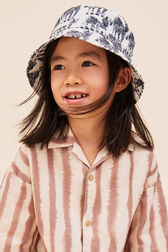 BUCKET HAT IN BLACK MIX WHITE LAMB WOOL 431621