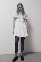 8479 Powder Hi-Low Strap Dress