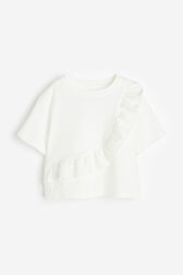 Pink Frill Trimmed Top