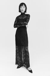 Suit Collar Lace-up A-line Dress