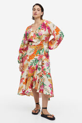 Ladies Mock Wrap Maxi Dress main image 0