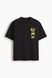 Loose Fit Printed T-shirt | Black/Culture