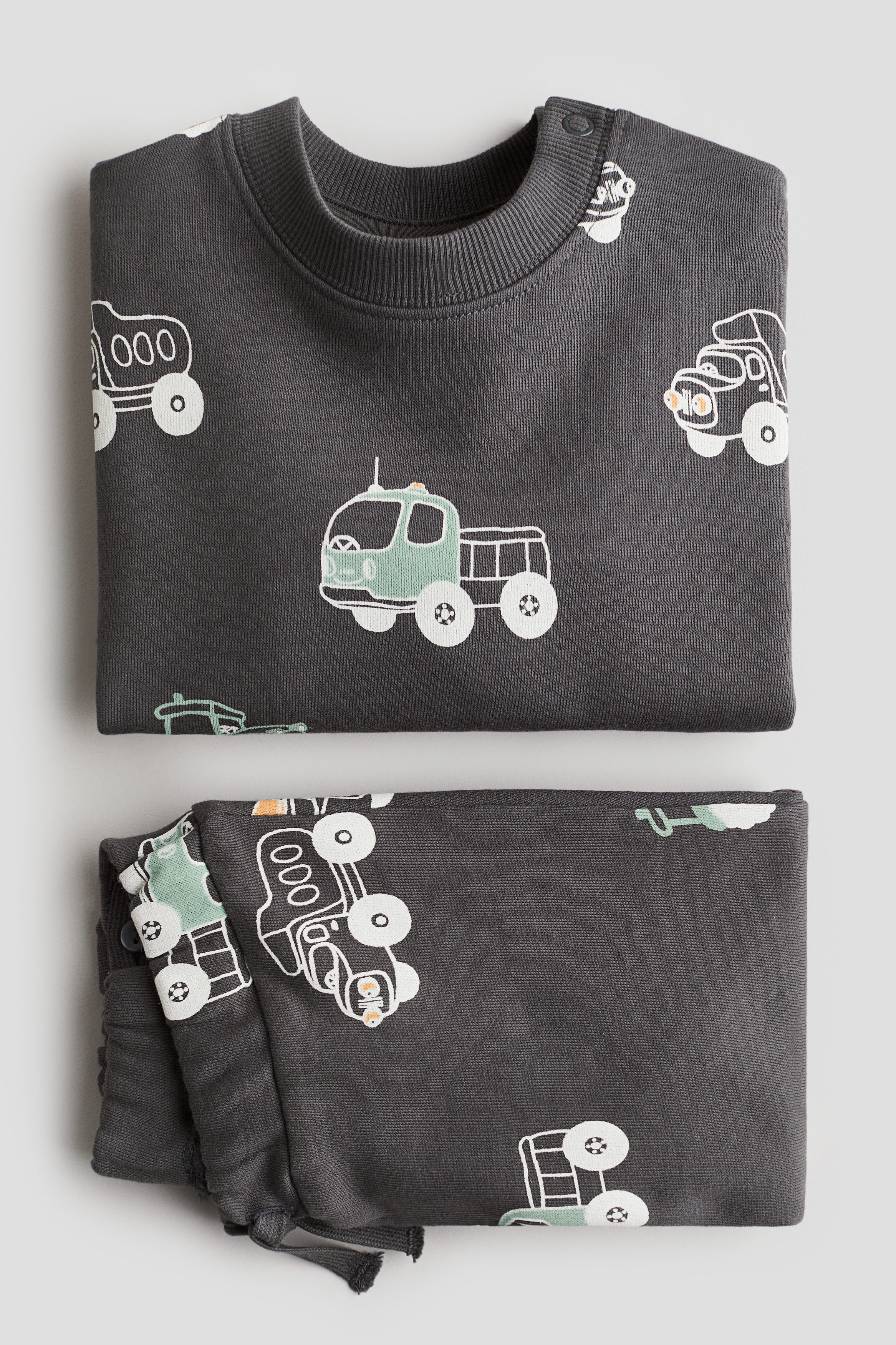 THEREDTHREAD S PRINT SWEAT2 TOYS グレー THEREDTHREAD / ザレッド
