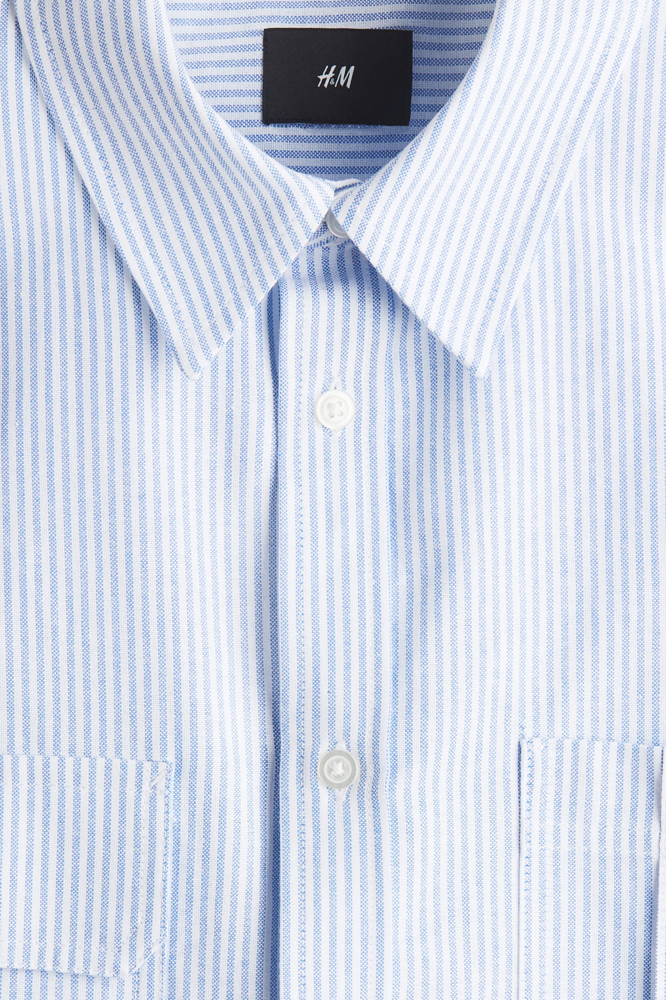 Loose Fit Short-sleeved Oxford shirt