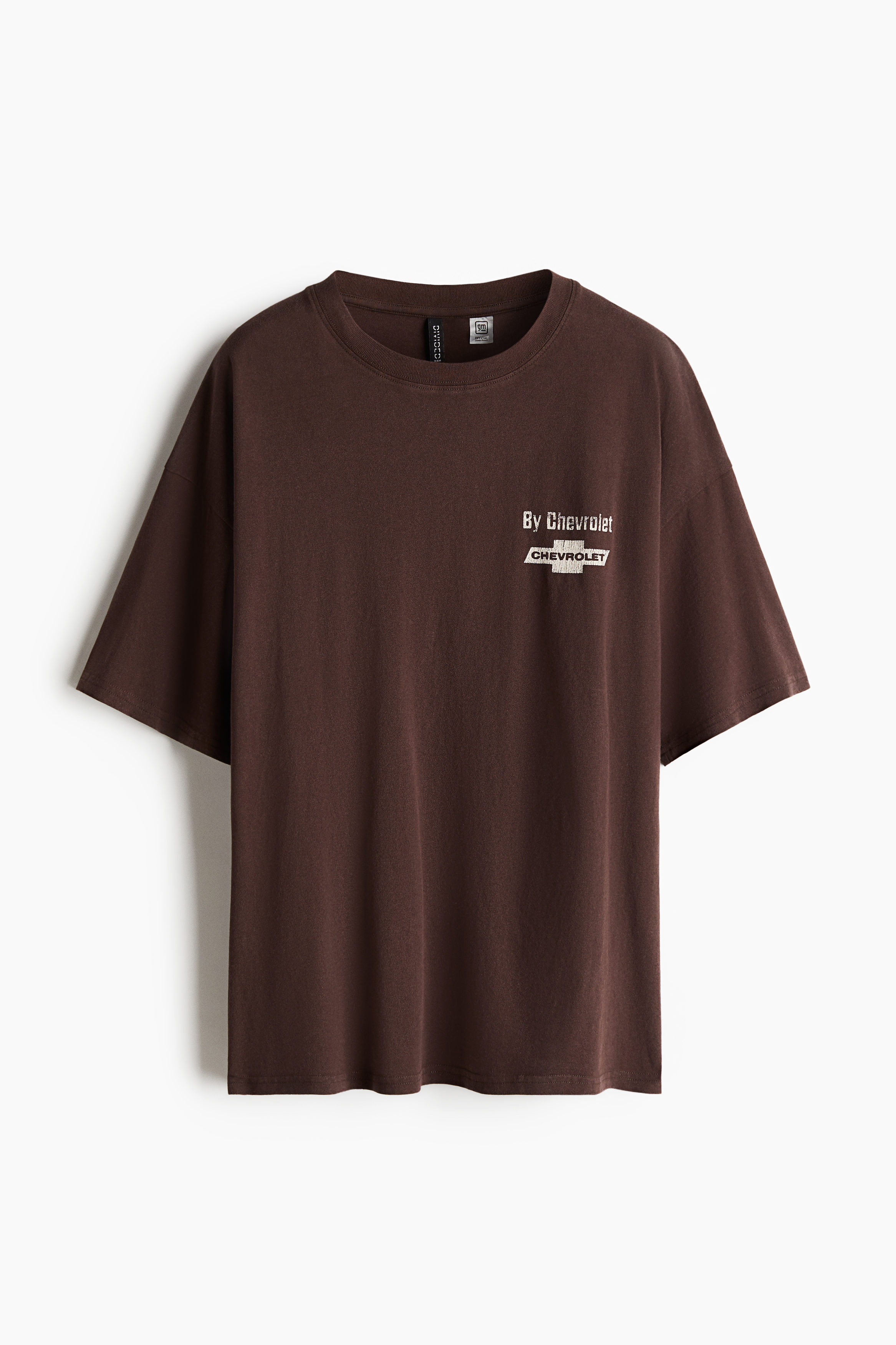 Tシャツ・カットソー WOOALONG Lettering detail Tshirt BEIGE WF2DHT393BE Oversized printed T-shirt