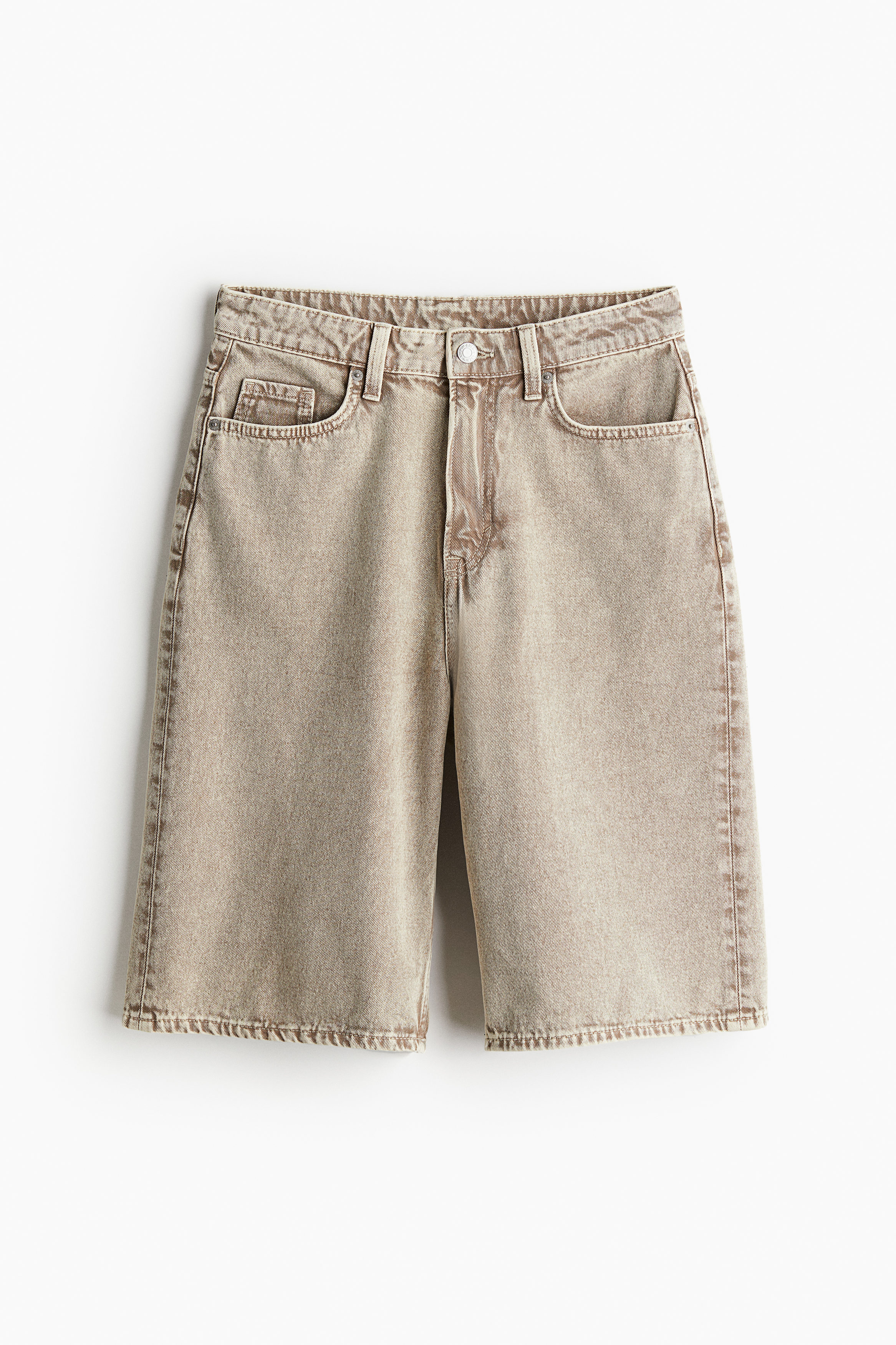Bermuda Baggy High Denim shorts