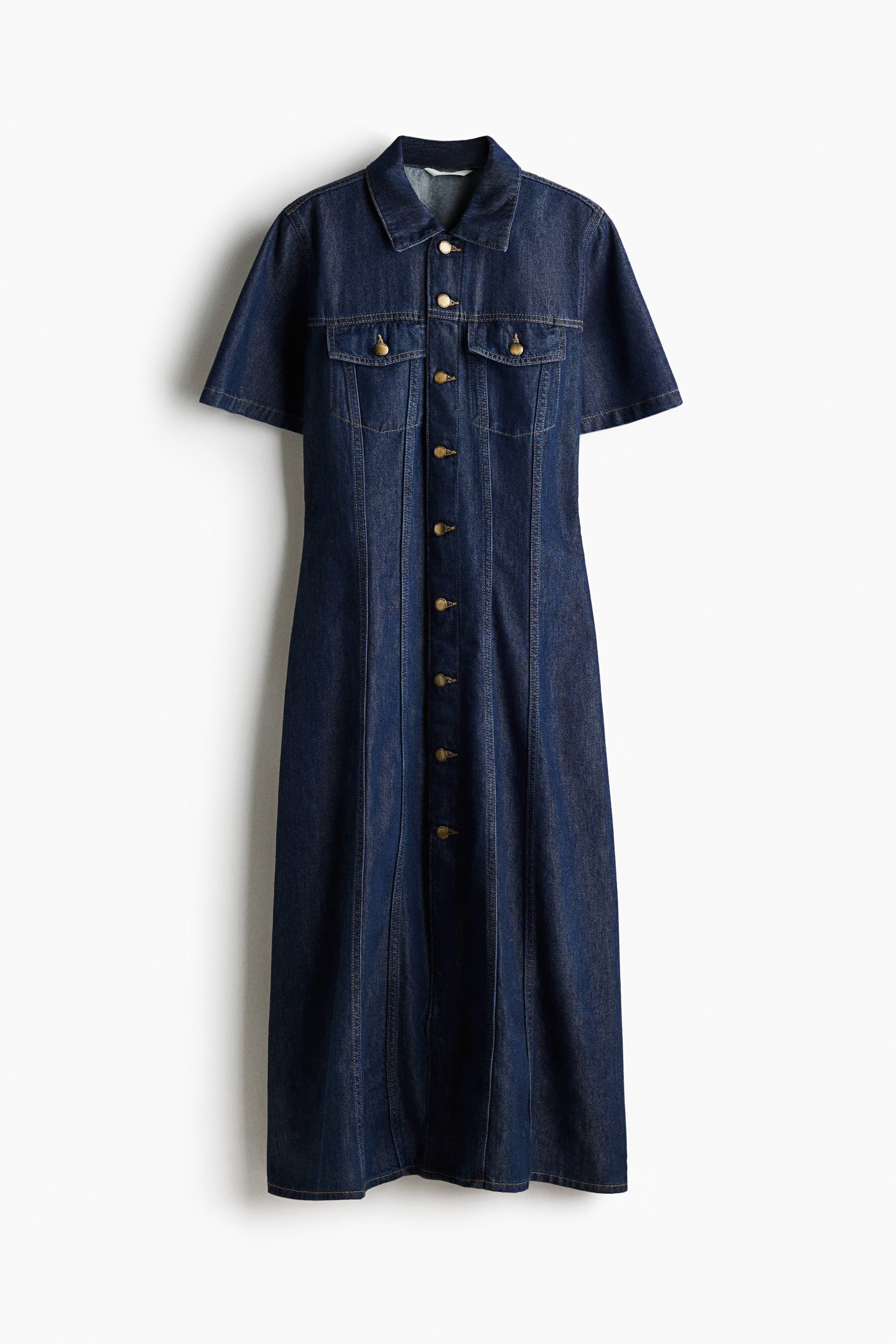 Denim shirt dress