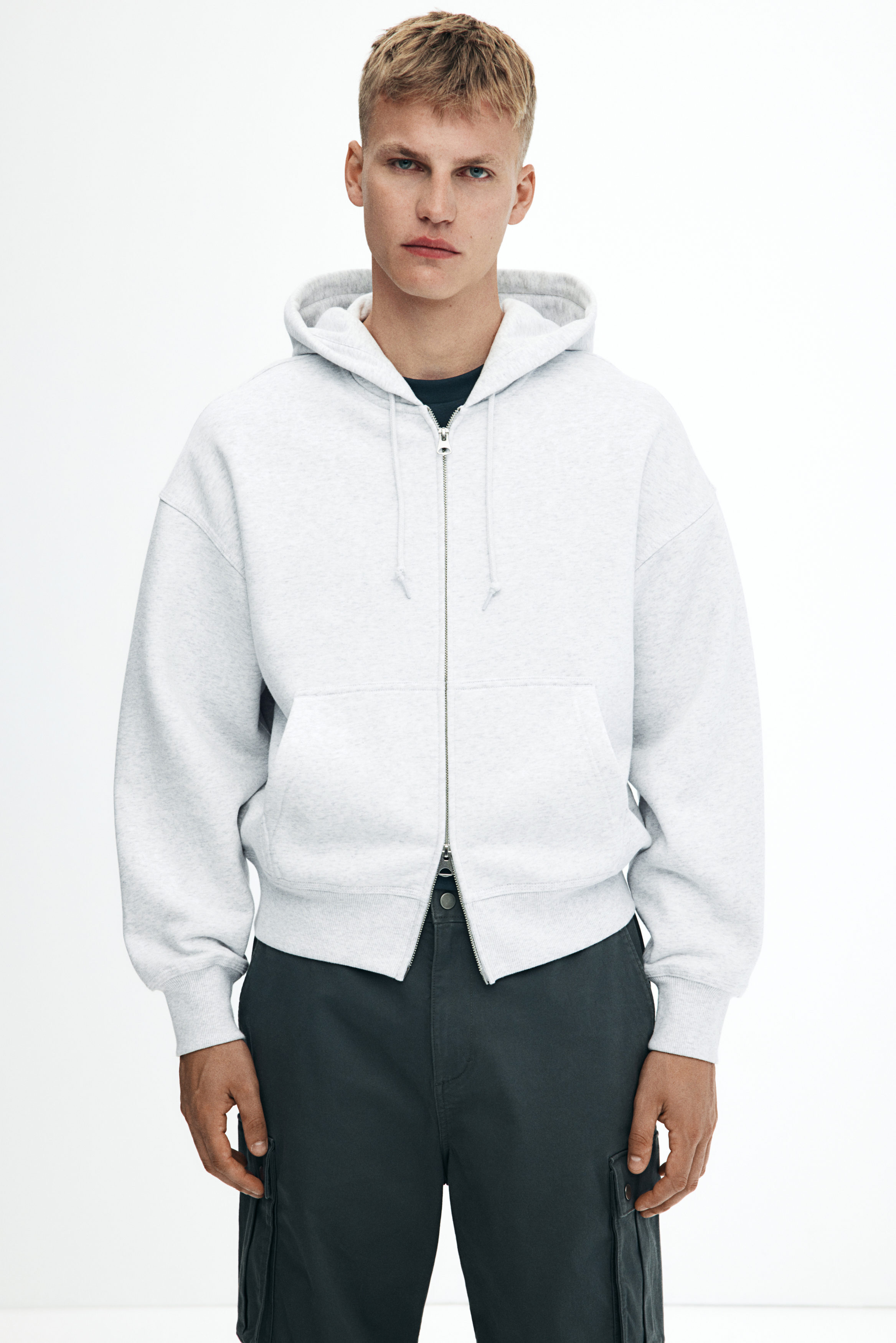 Oversized Fit Zip-through hoodie