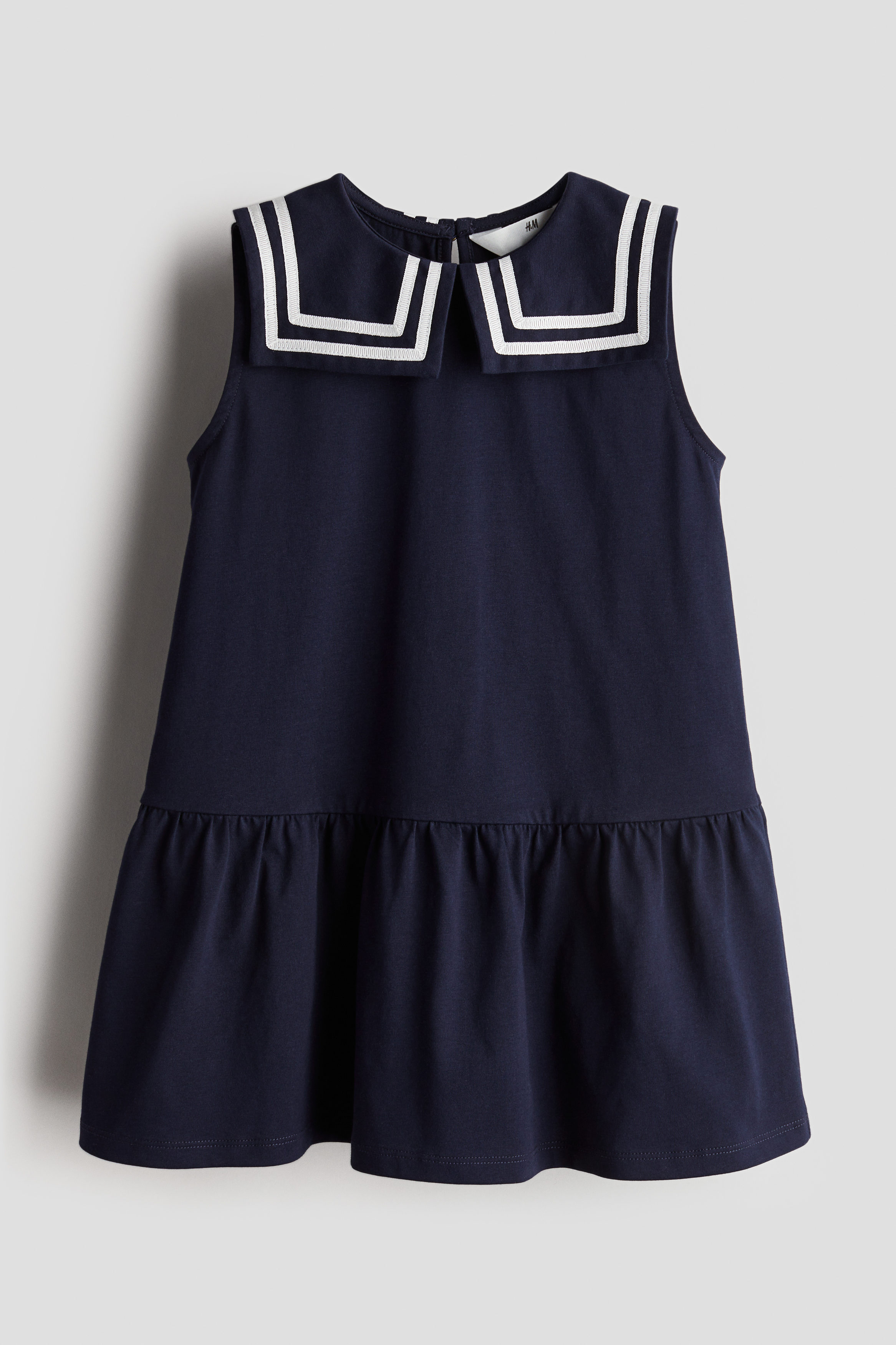 Cotton jersey sailor dress