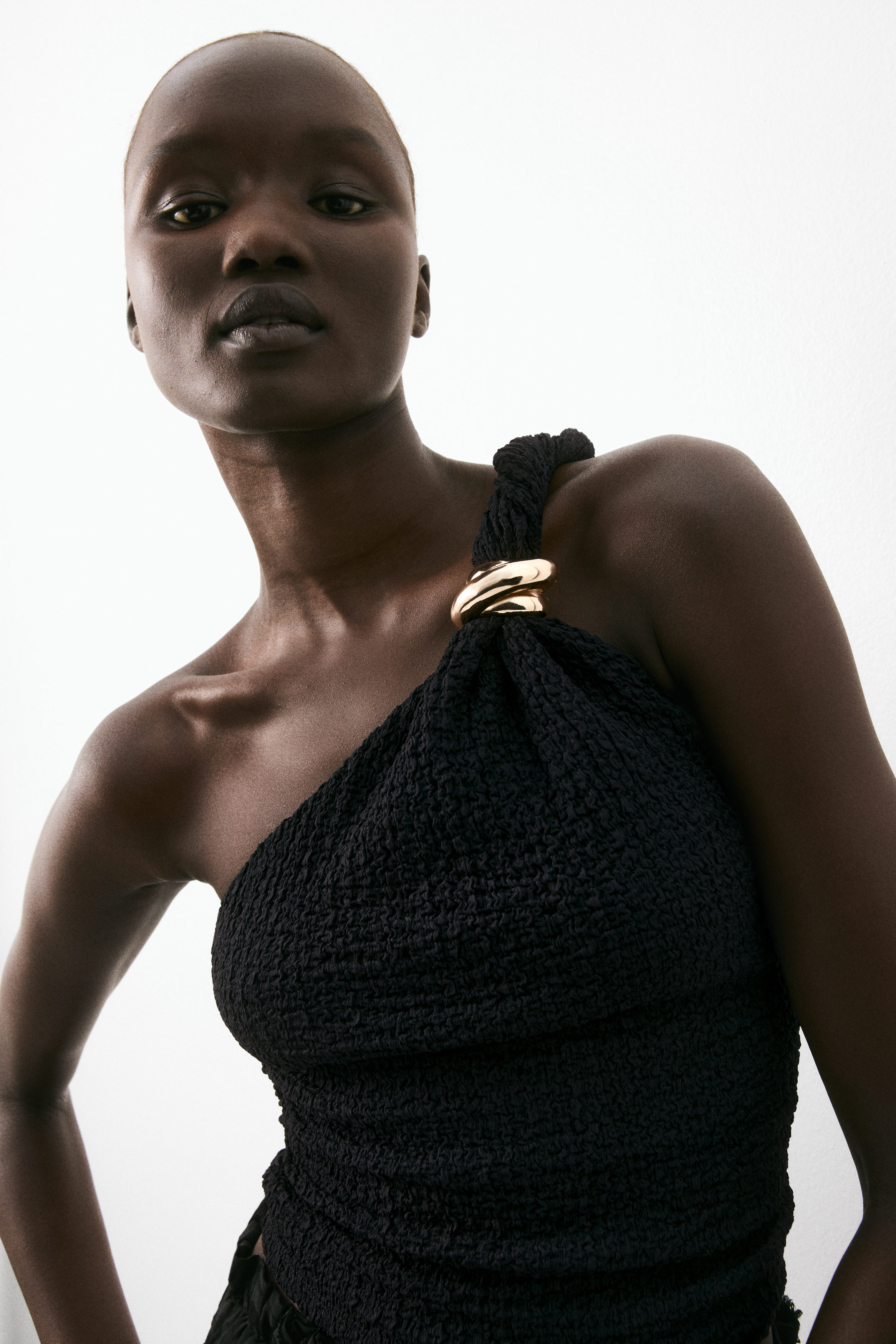 One-shoulder top