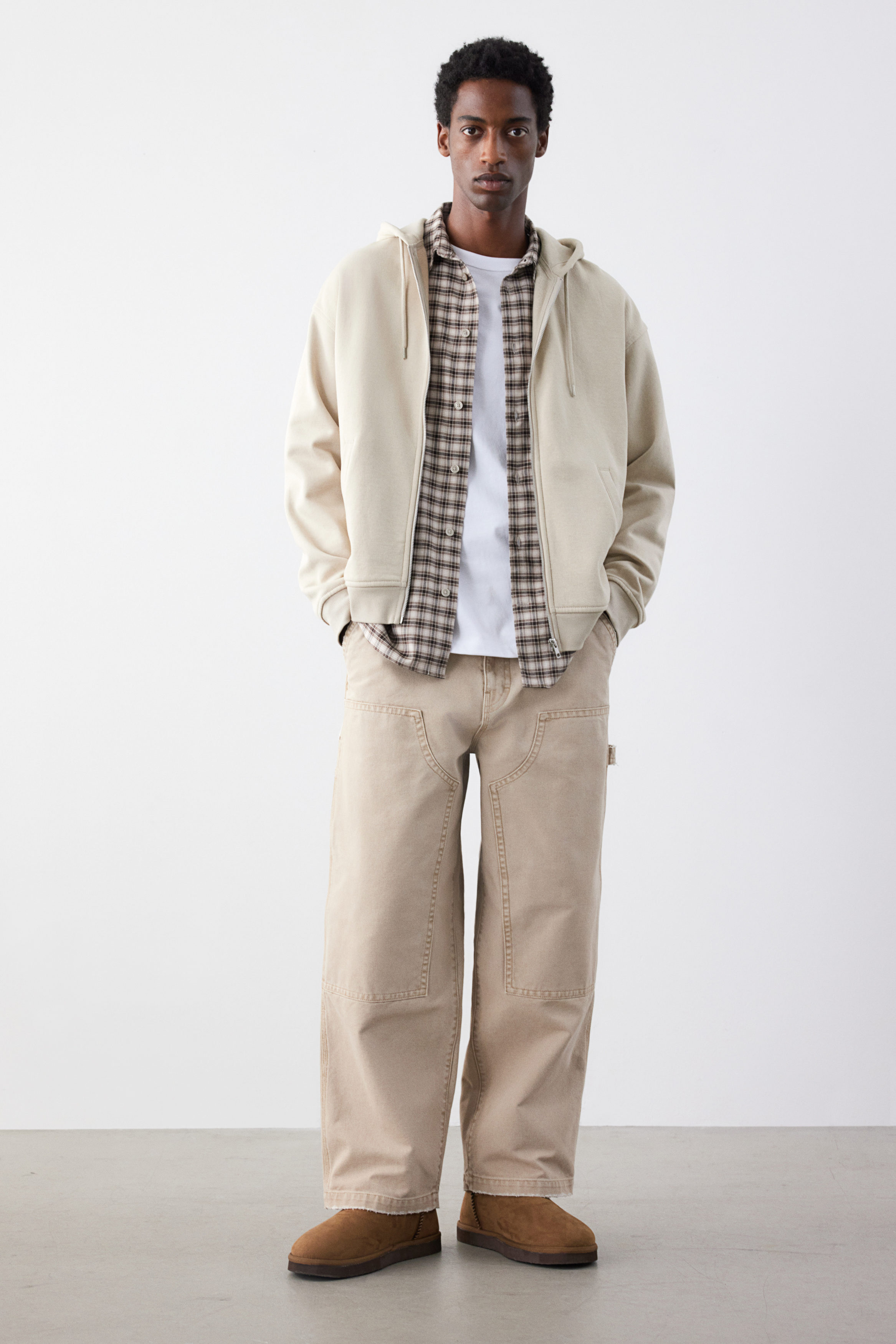 Loose Fit Zip-through hoodie