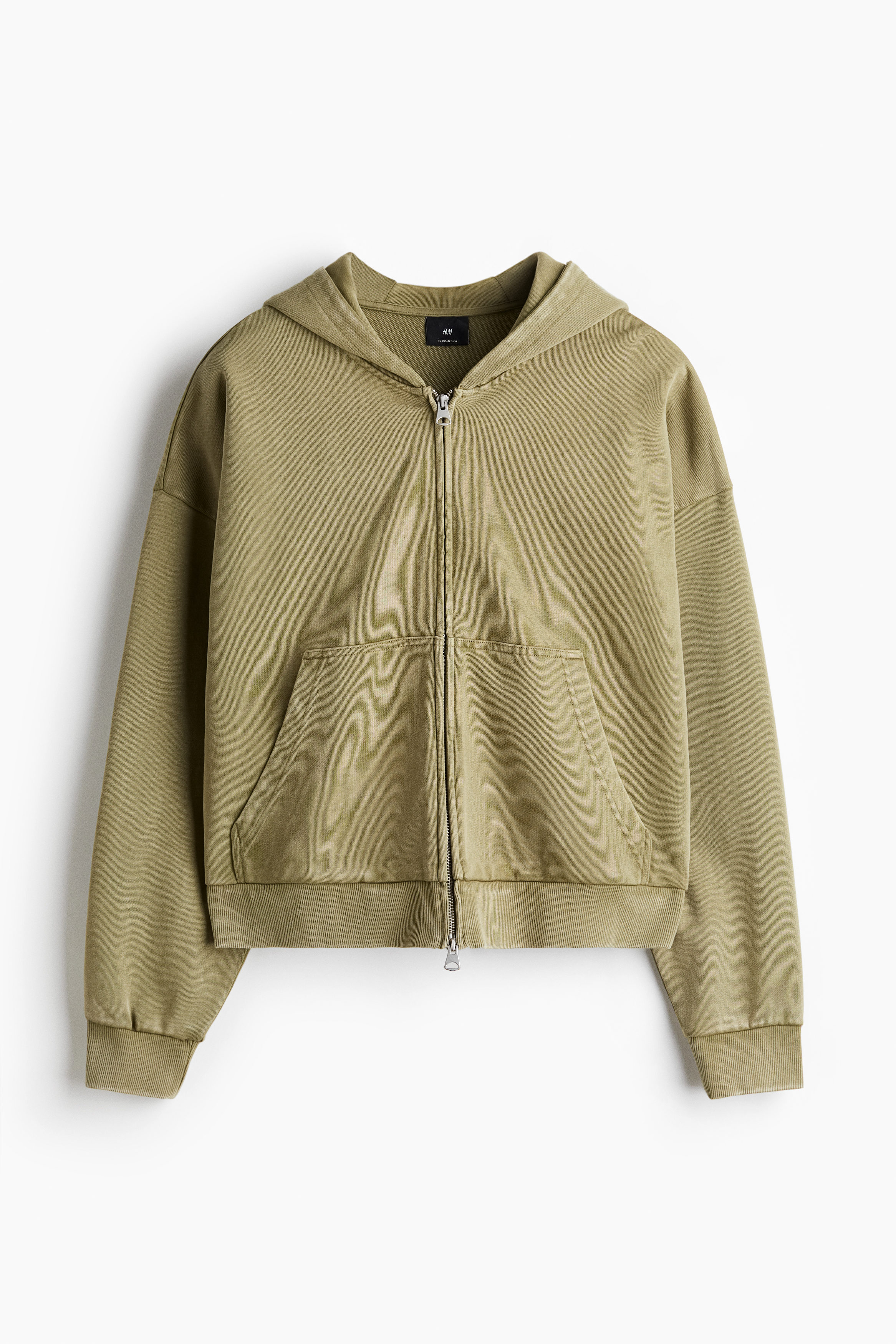 Oversized Fit Zip-through hoodie