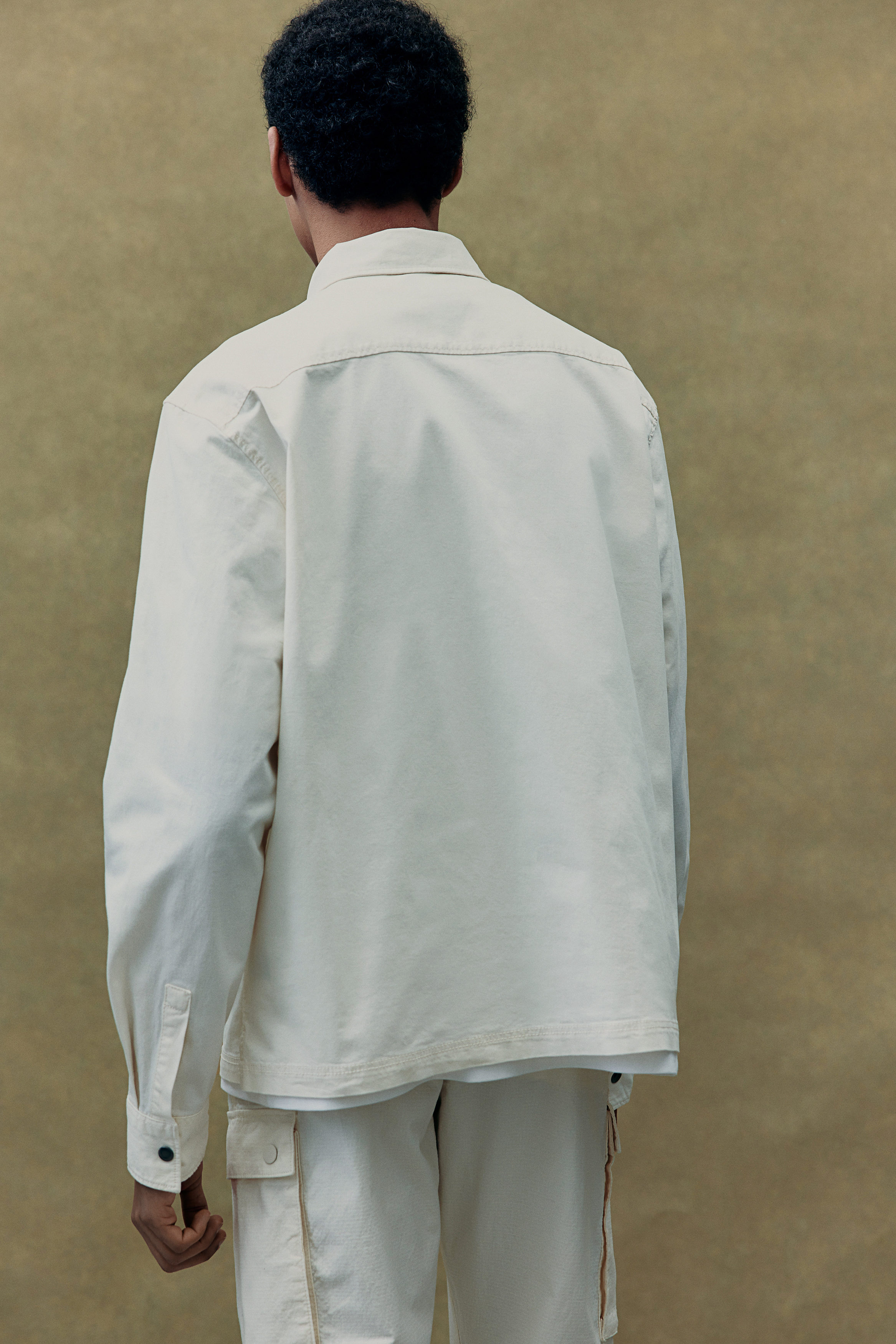 Regular Fit Twill overshirt