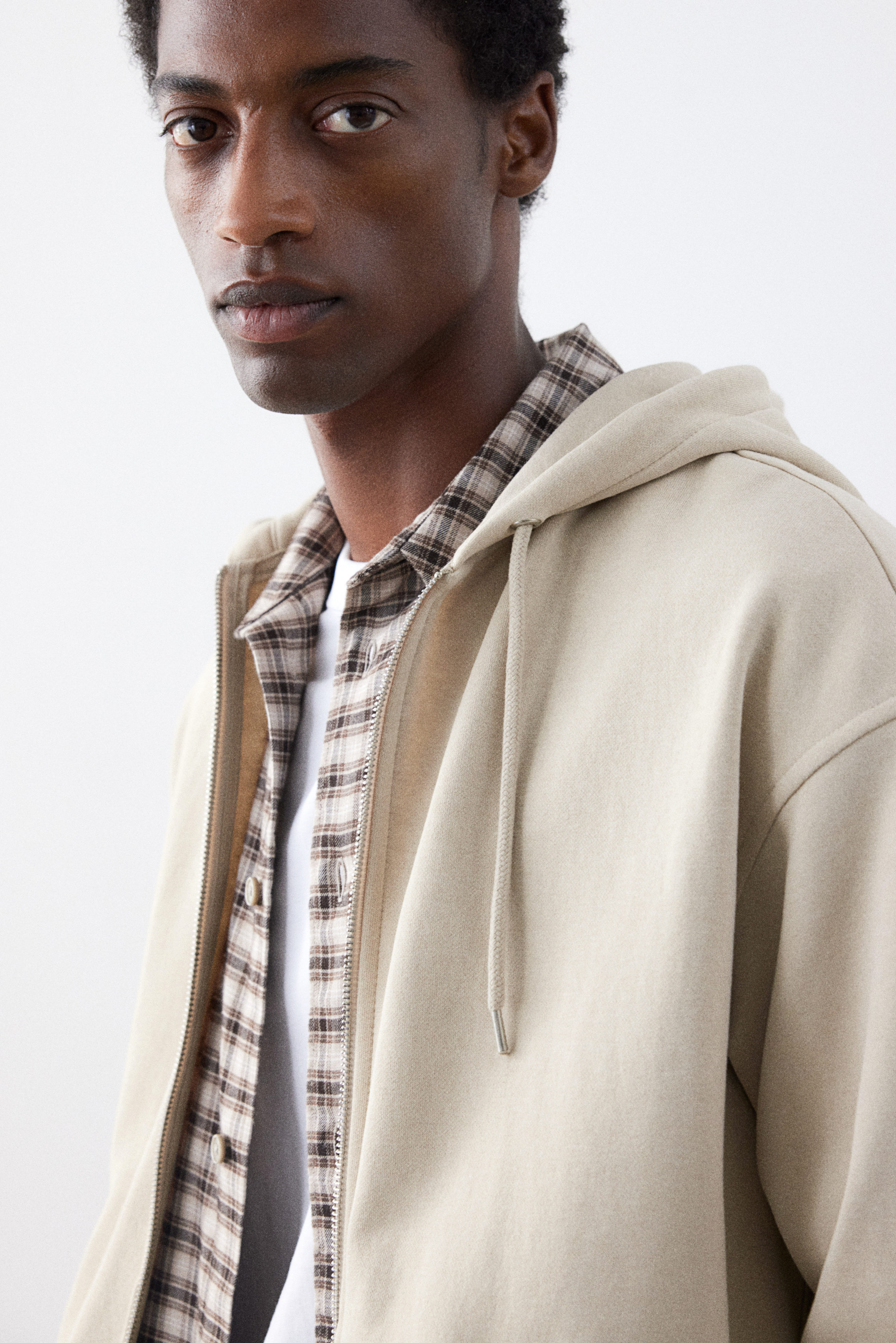 Loose Fit Zip-through hoodie