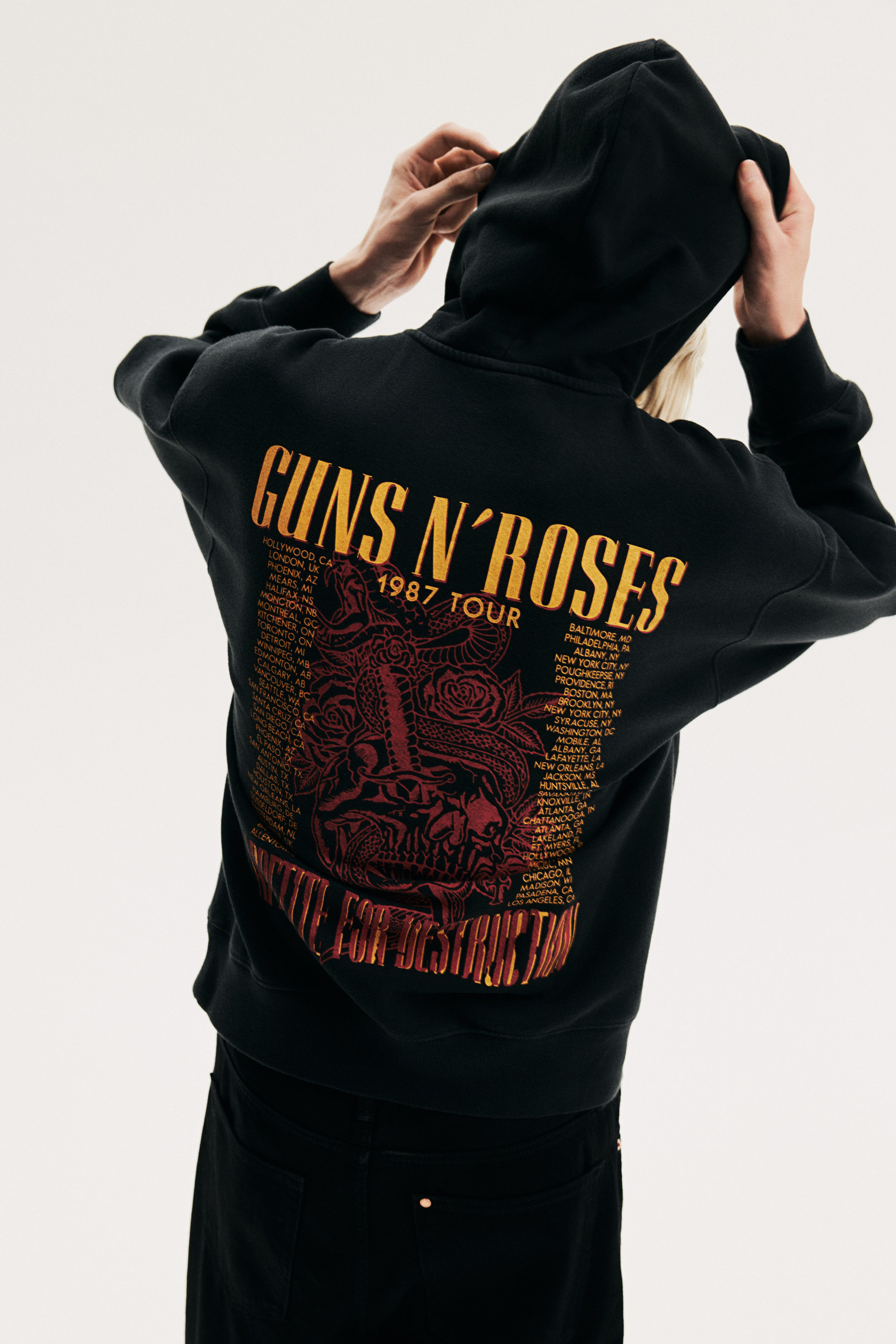 GUNS N’ ROSES Lettering HOODIE - View #7