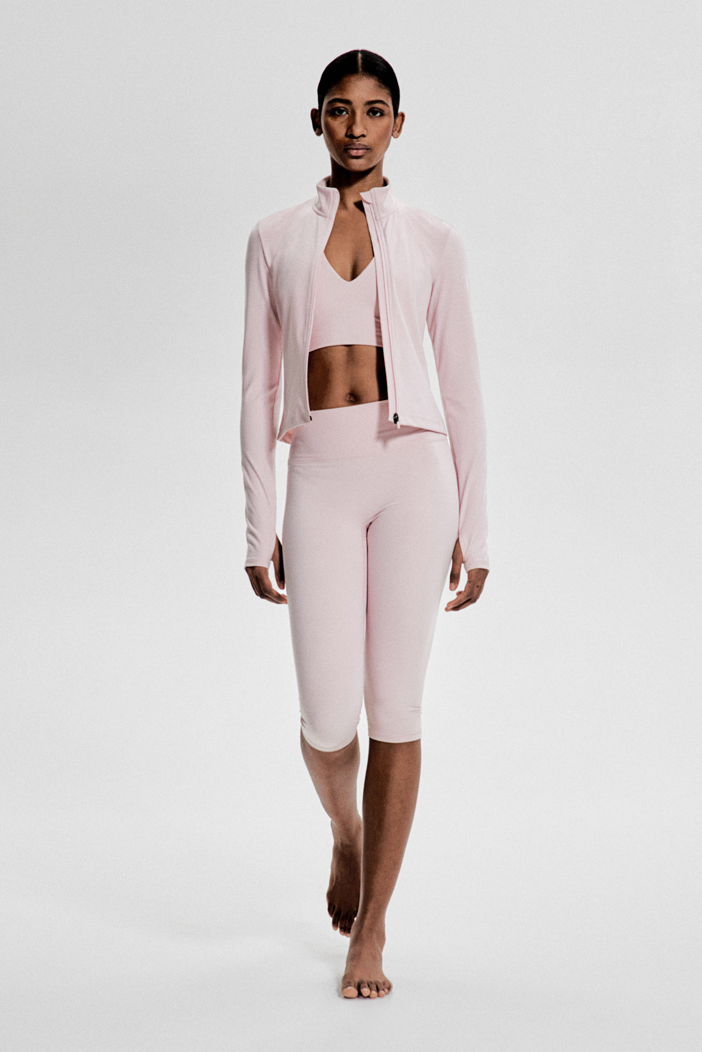 Zip-through sports jacket with SoftMove™