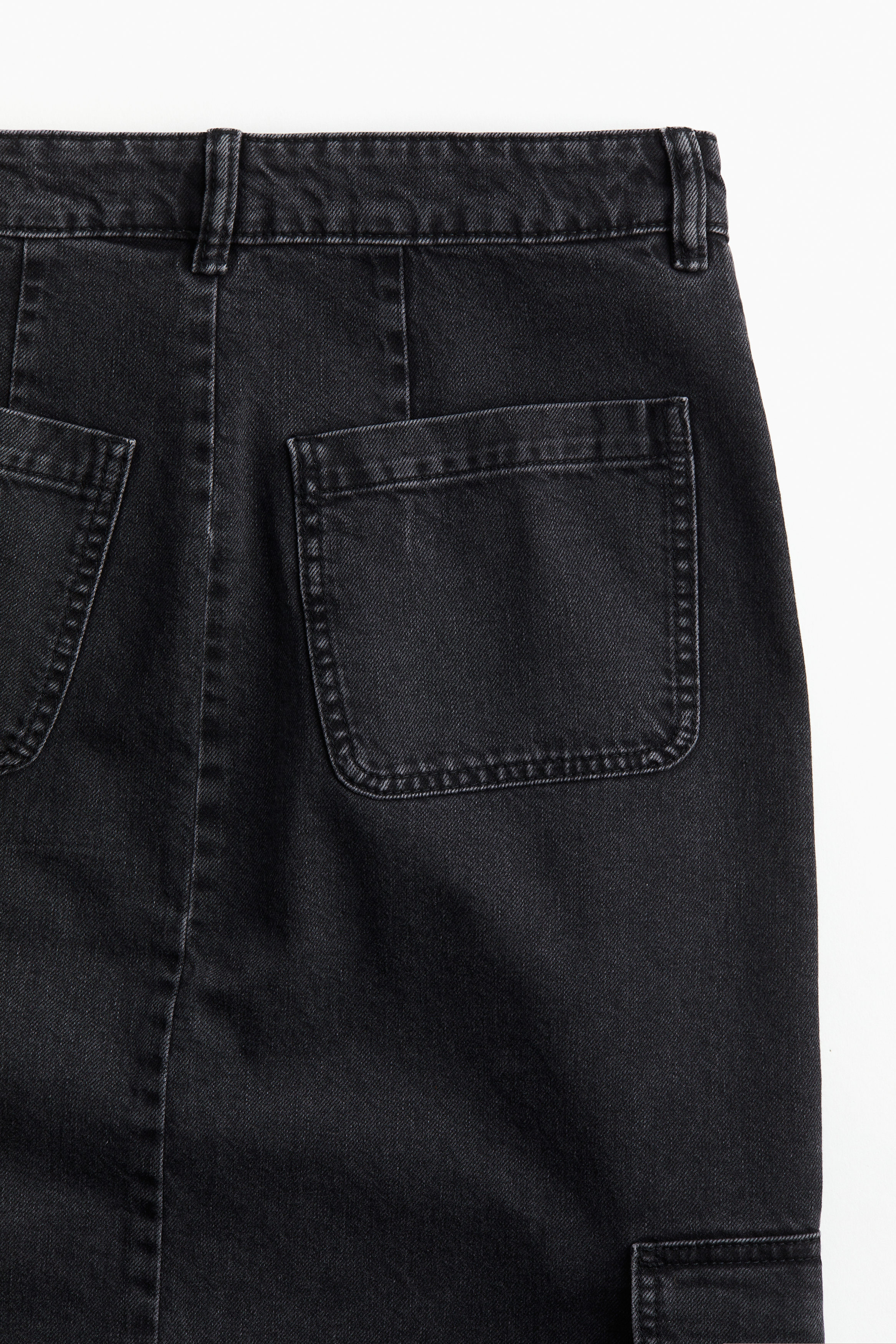 ★ DIAGONAL★ CARGO DIVIDED DENIM SKIRT black DA231PT04BK 20231020-0R4A8948.jpg?v=1699952693