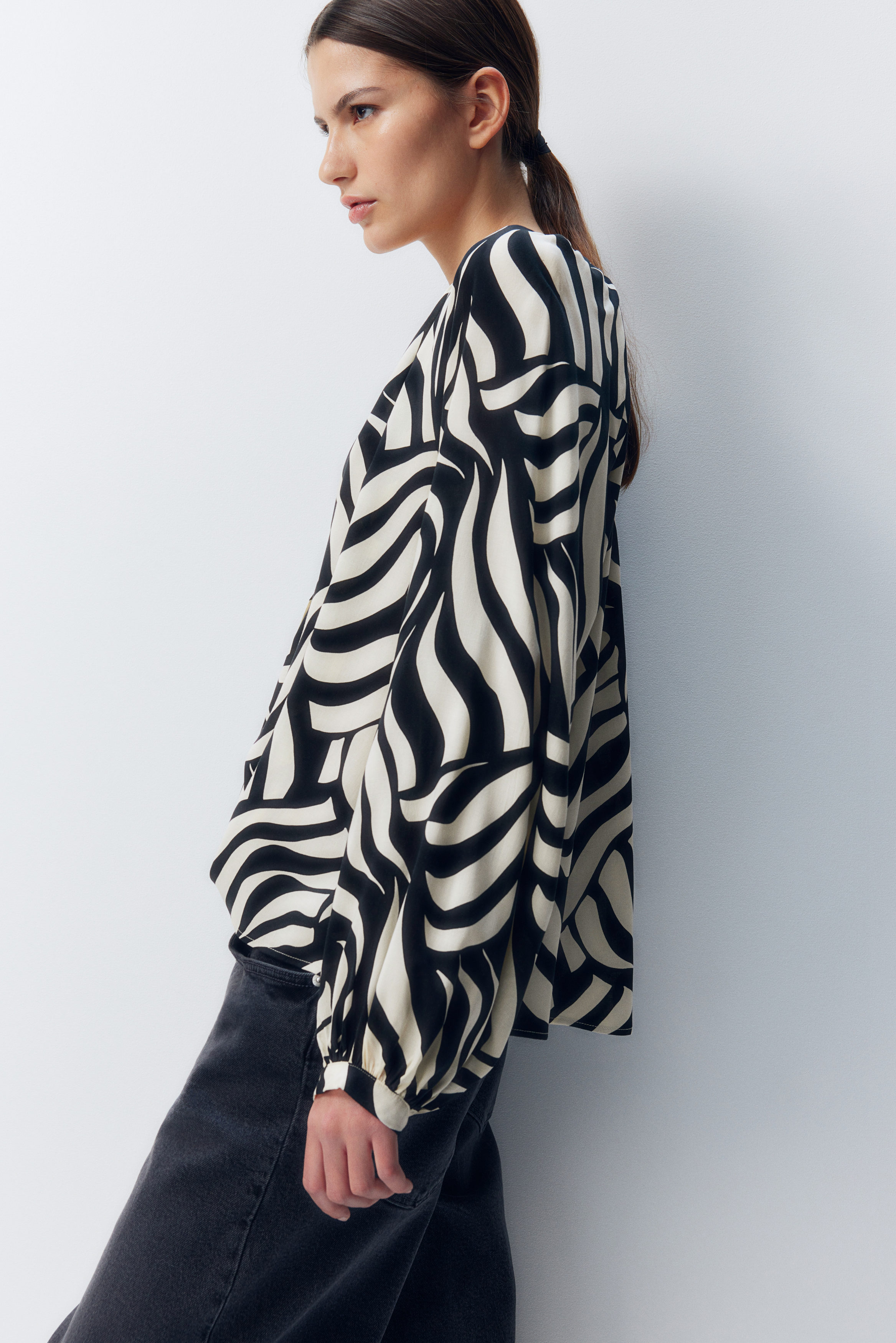 Le.ema balloon sleeve blouse ブラウス