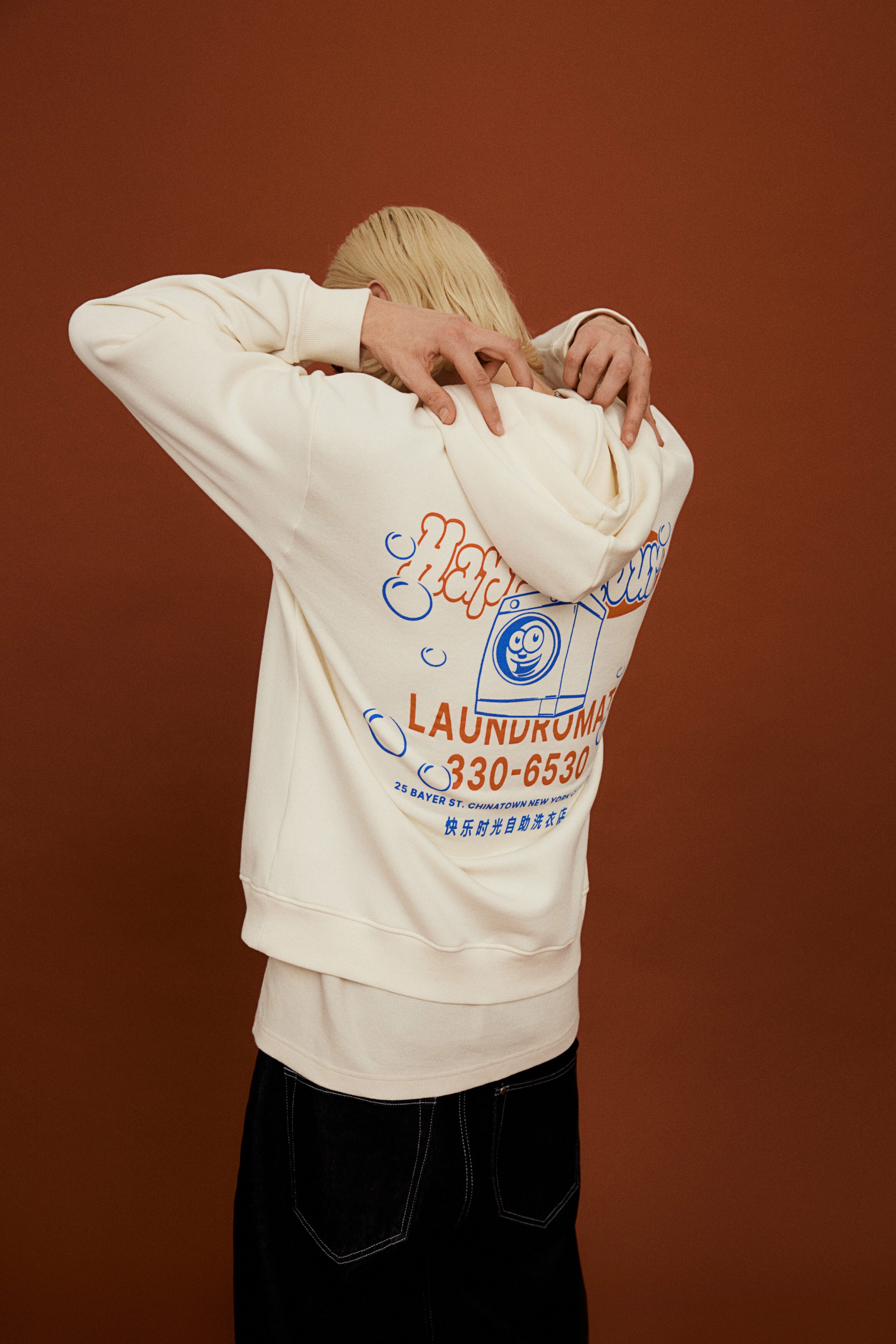 Loose Fit Printed hoodie