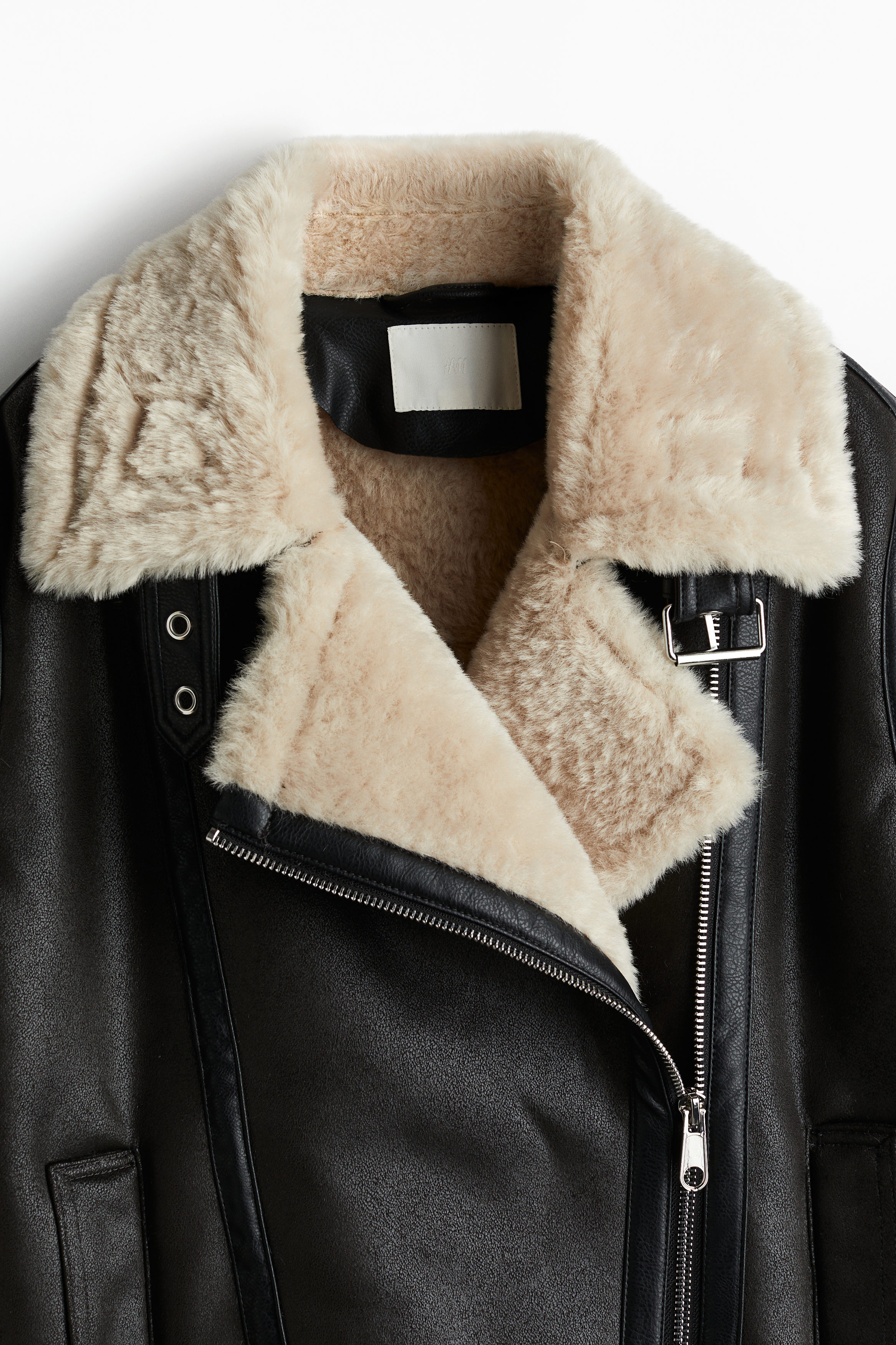 Oversized aviator jacket