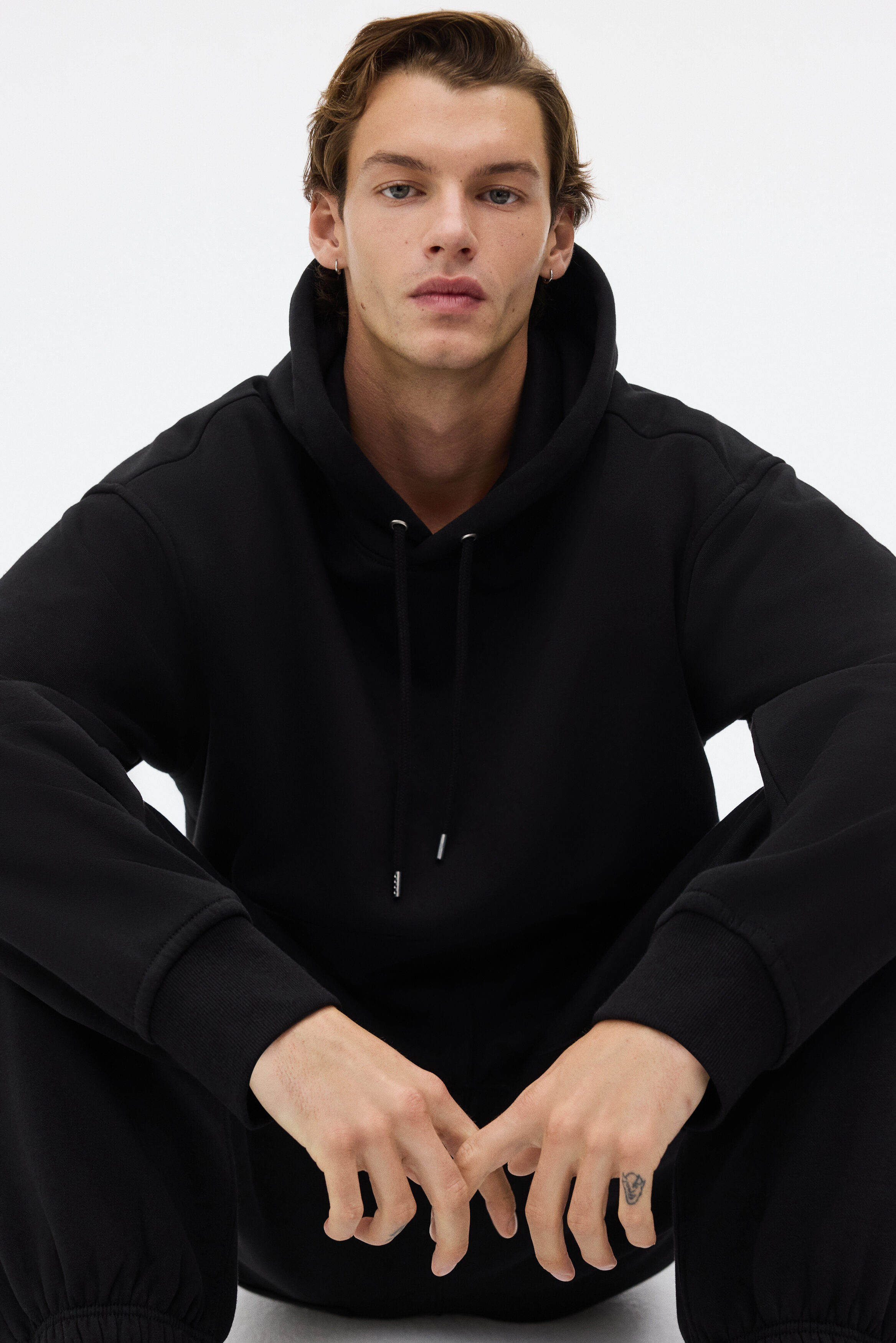 Vaquish 2 セットhoddie and joggers 2-piece Loose Fit hoodie and joggers set