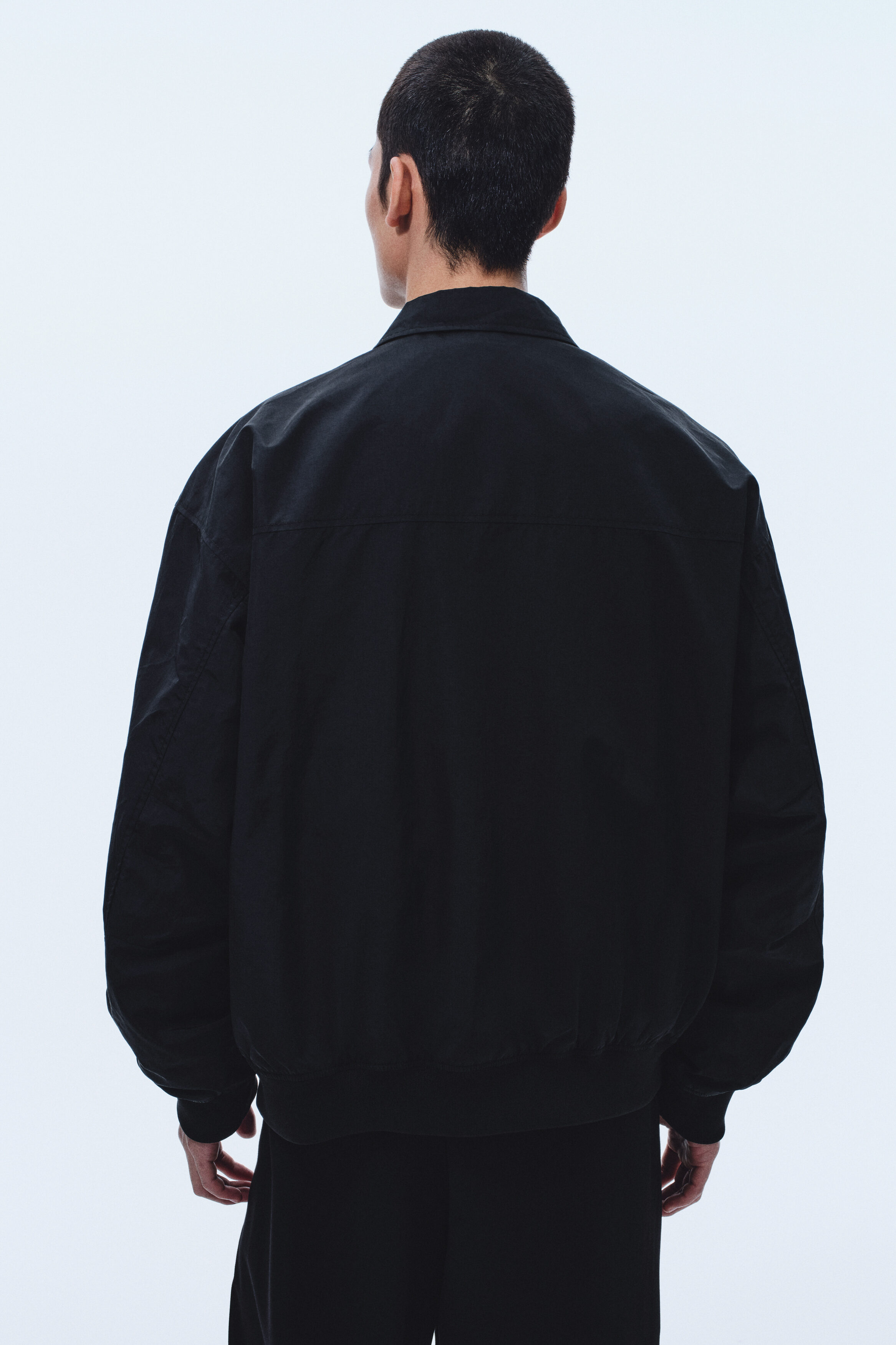 Water-repellent coach jacket
