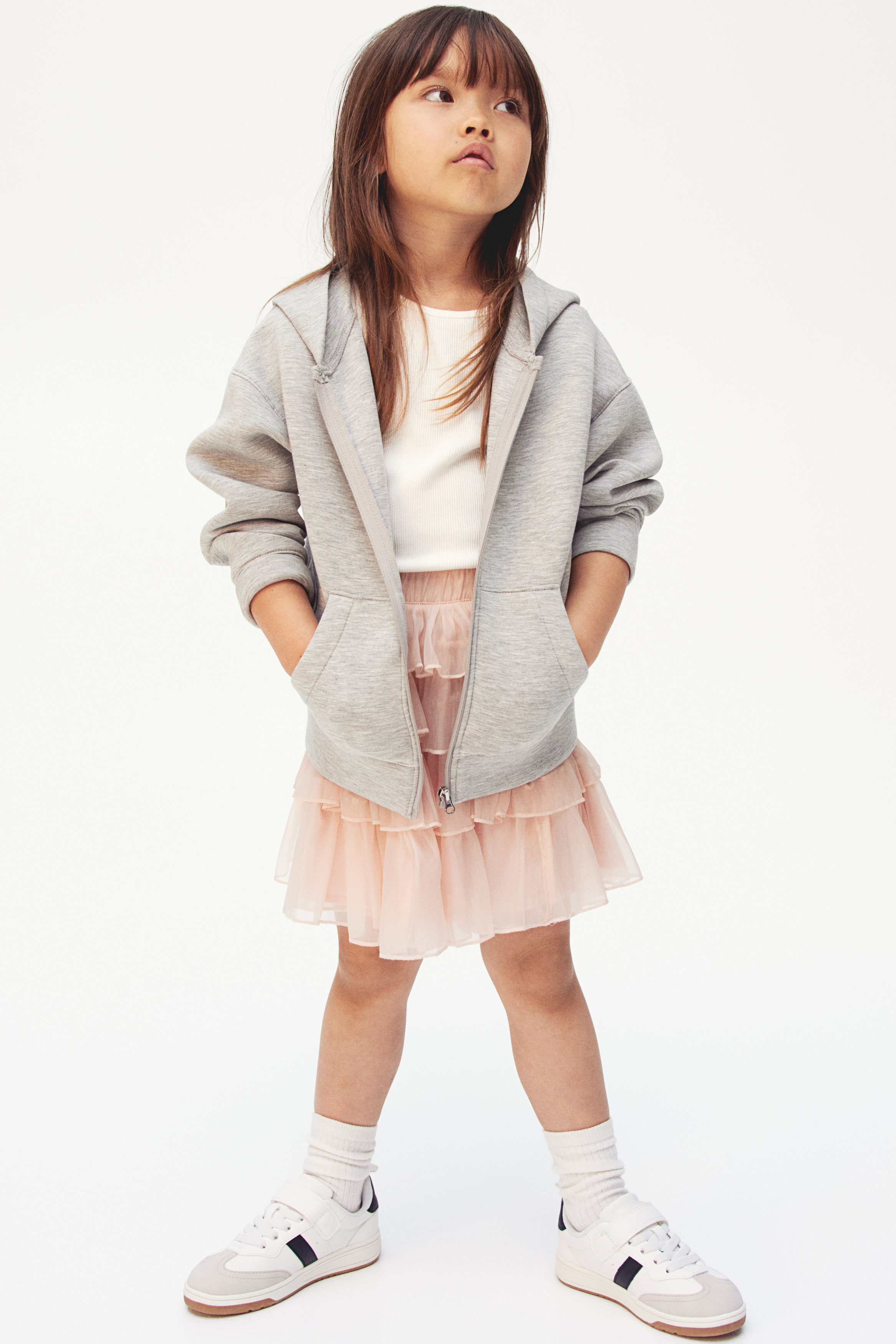 Scuba zip-through hoodie