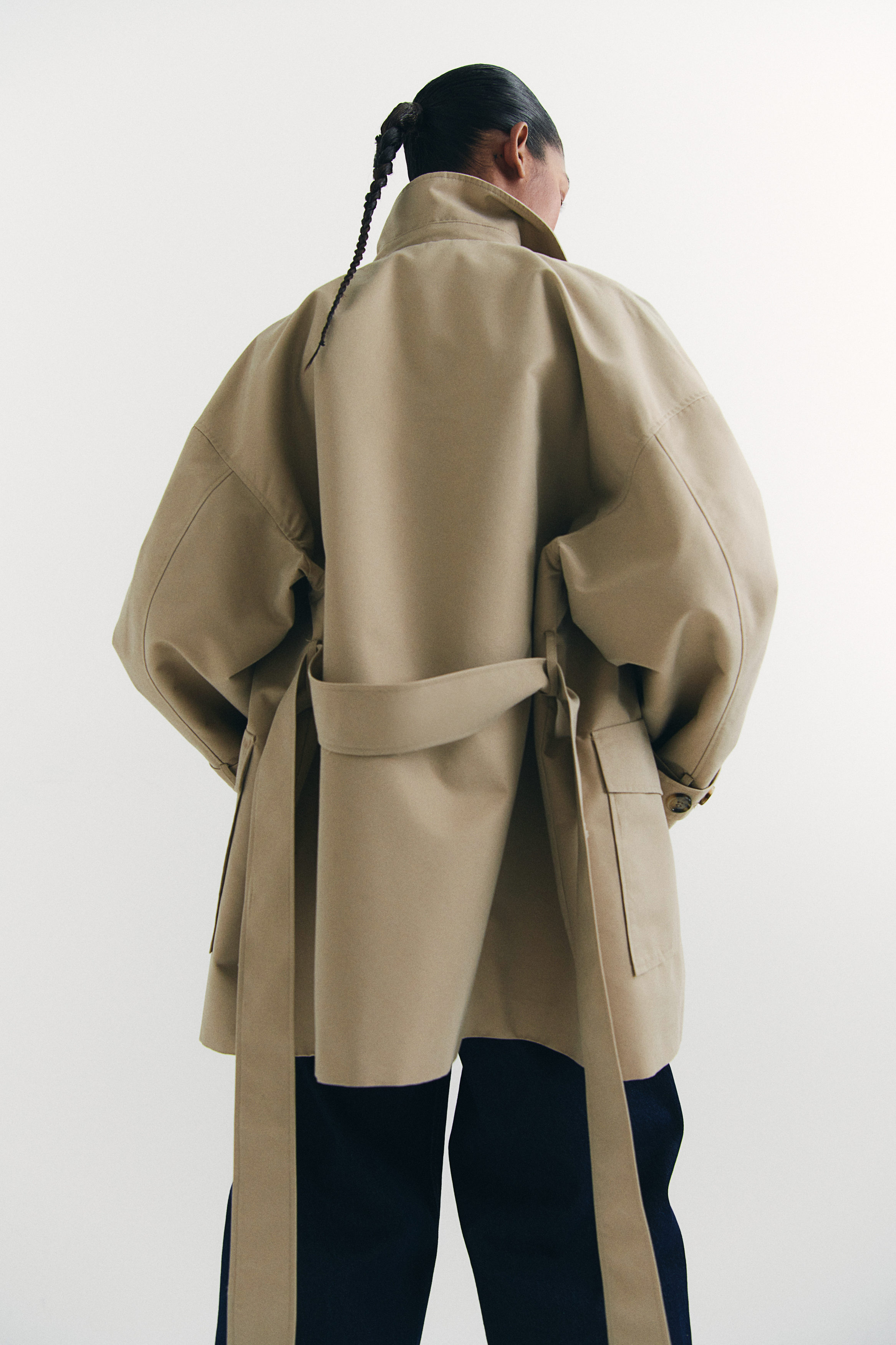 BIOTOP(ビオトープ) / WOMENS【FETICO】BELTED RAYON TWILL