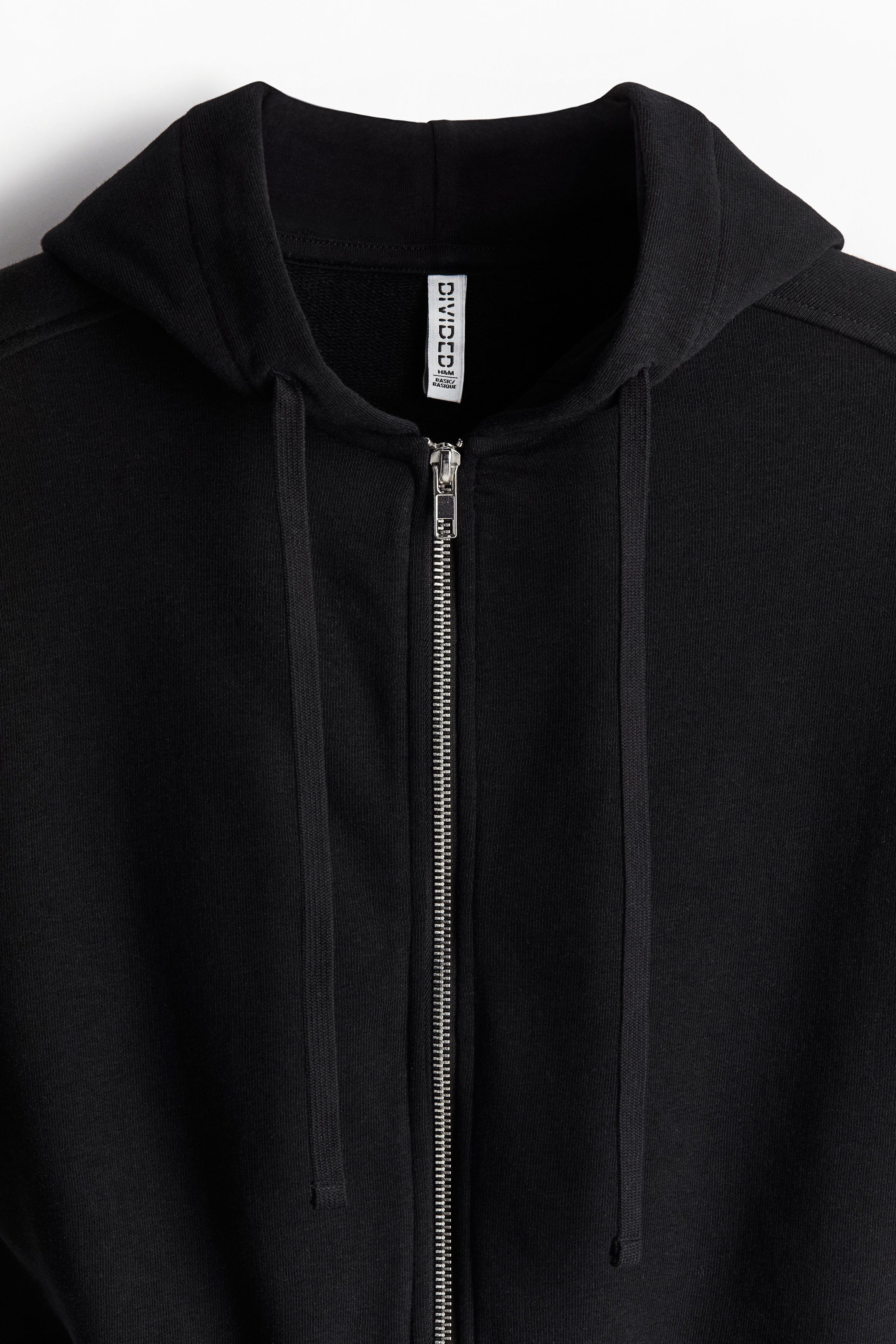 MELT THE LADY "M"short hoodie ブラック　黒 Short zip-through hoodie