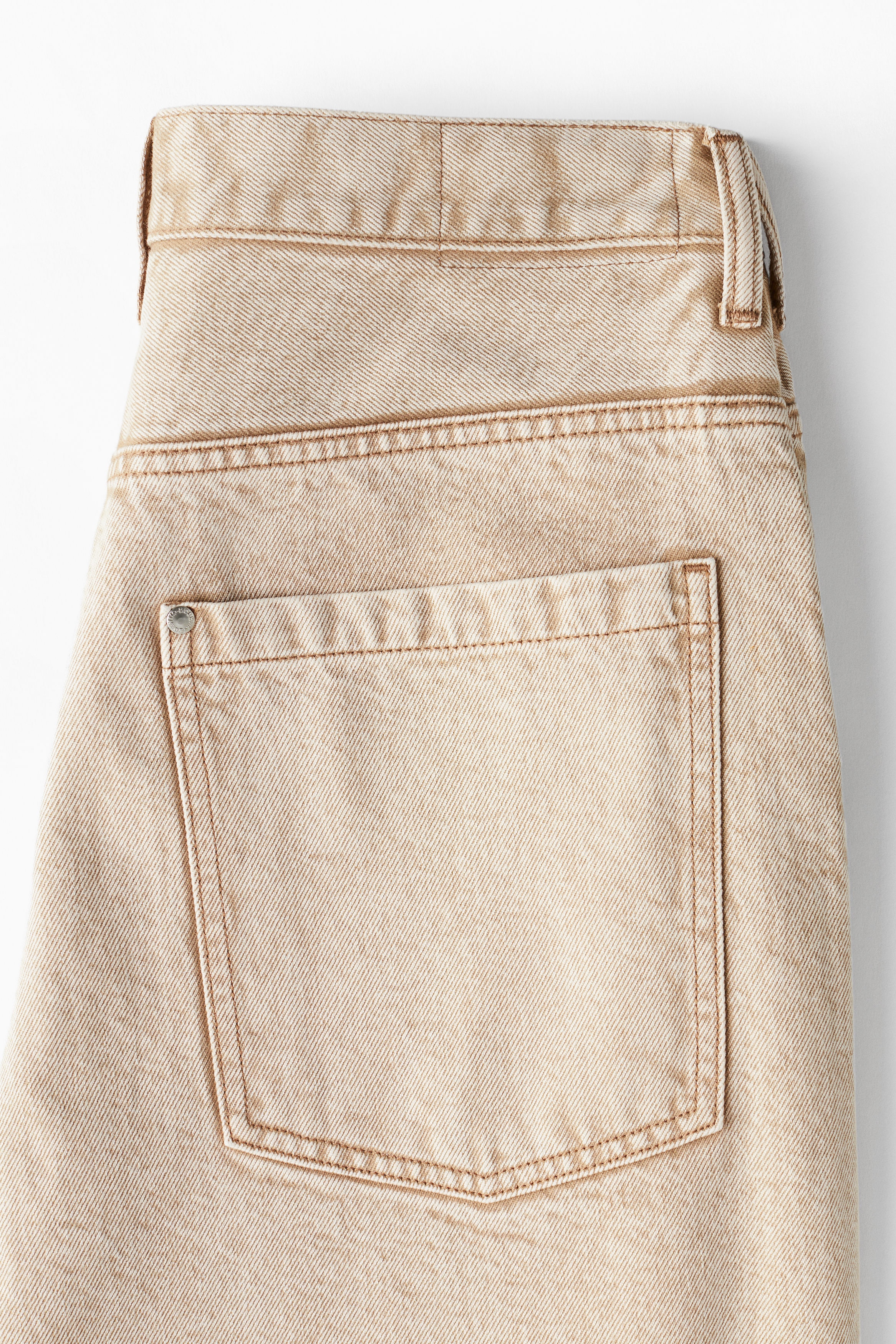 Not Dyed super baggy denim ベージュ super baggy denim | Not Dyed