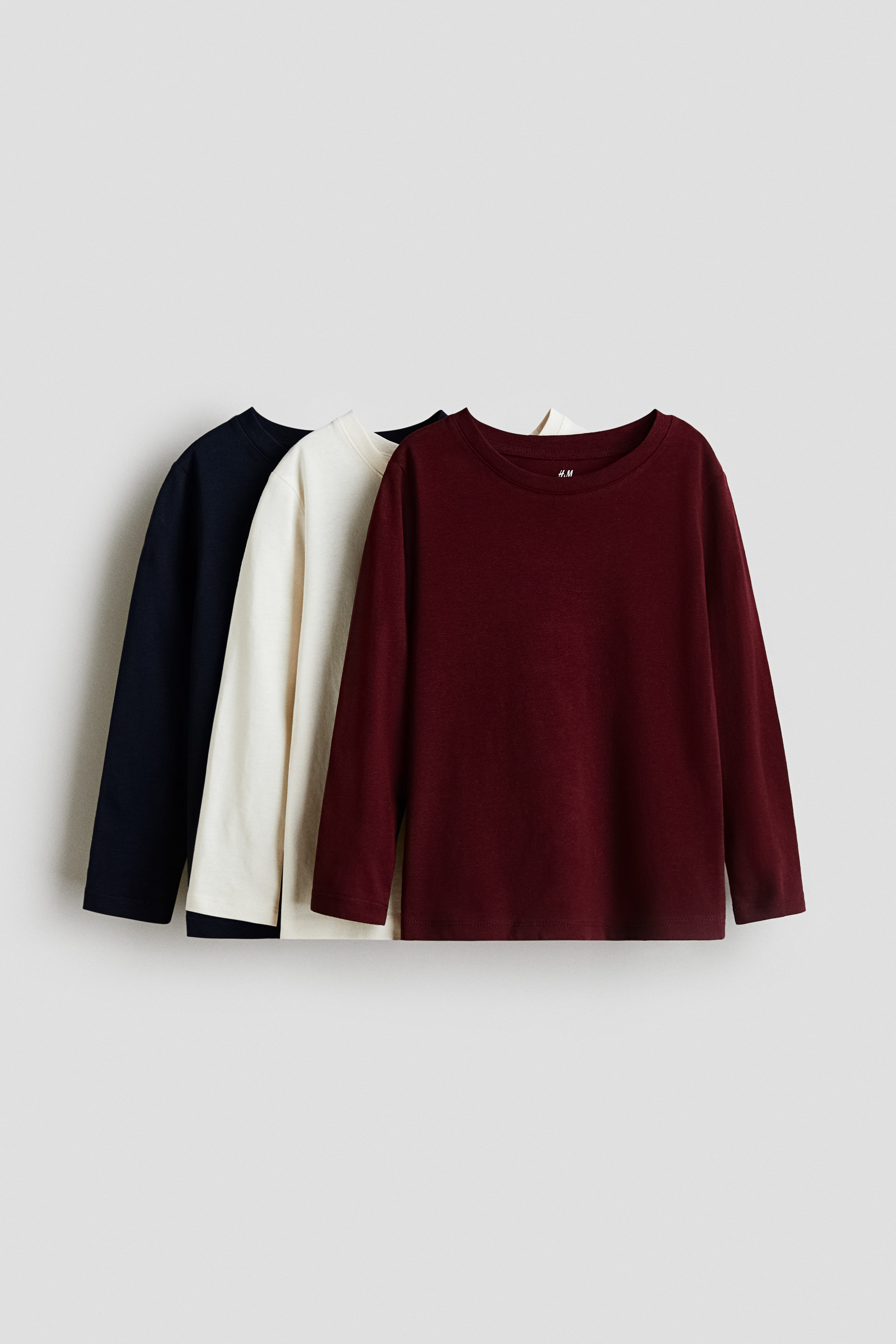 3-pack long-sleeved T-shirts